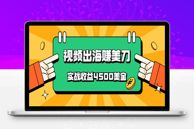 国内爆款视频出海赚美刀，实战收益4500美金，批量无脑搬运，无需经验直接上手-乐享资源网