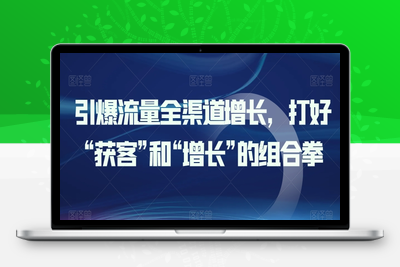 引爆流量全渠道增长，打好“获客”和“增长”的组合拳-乐享资源网