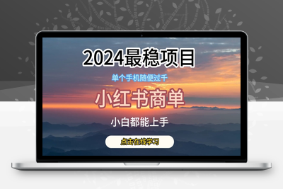 2024最稳蓝海项目，小红书商单项目，没有之一【揭秘】-乐享资源网