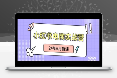 小红书电商实战营：小红书笔记带货和无人直播，24年6月新课-乐享资源网